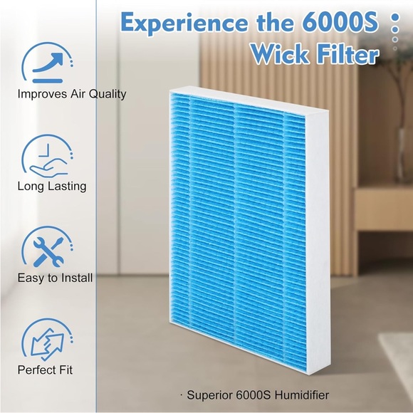 New Pack Wick Filter Compatible Ultra-Efficient Humidifier Replacement Filter - Picture 5 of 8